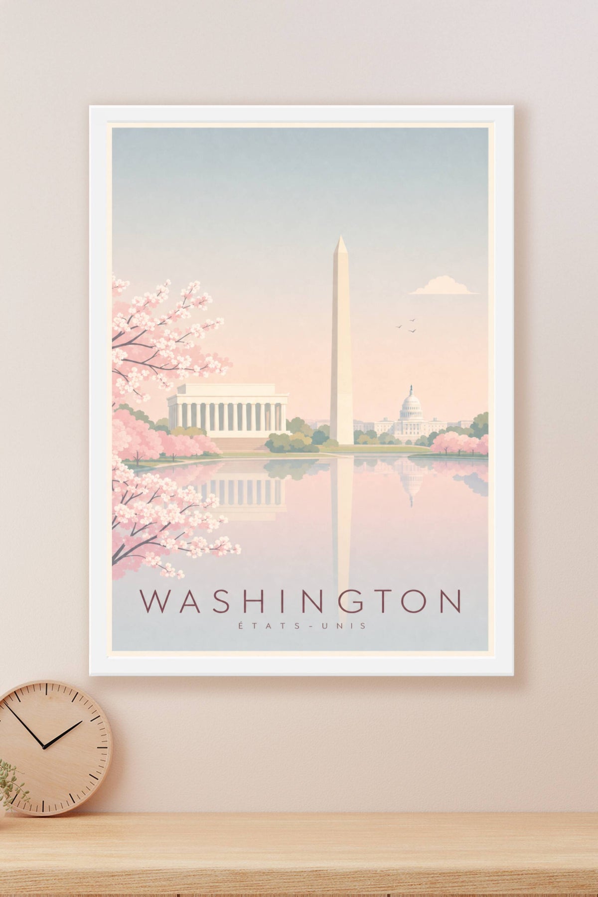 Affiche de Washington - Poster Calme