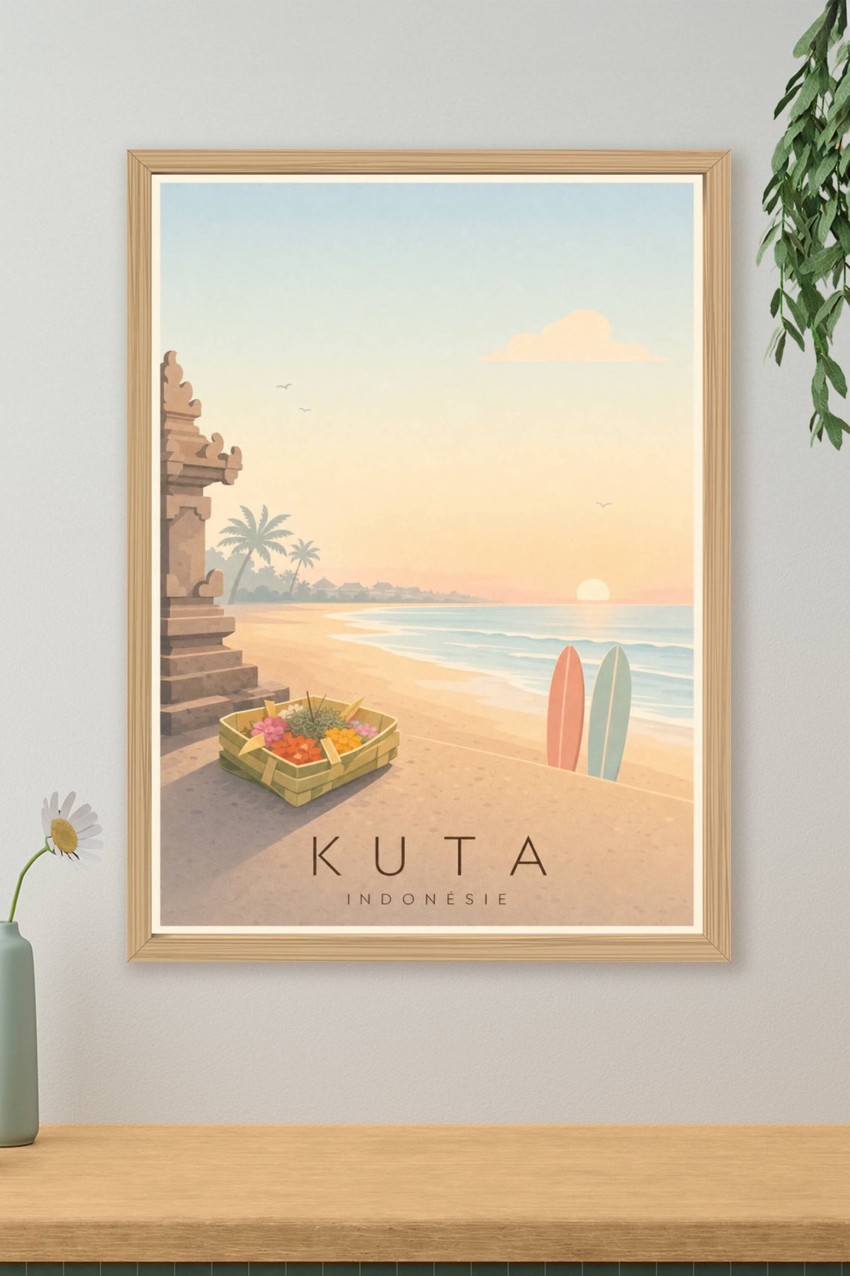 Affiche de Kuta - Poster Calme