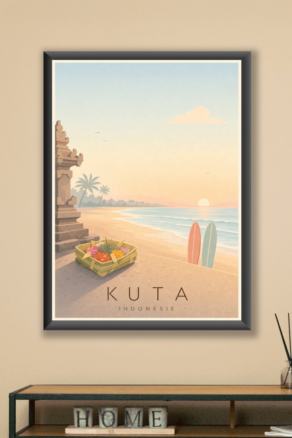 Affiche de Kuta - Poster Calme