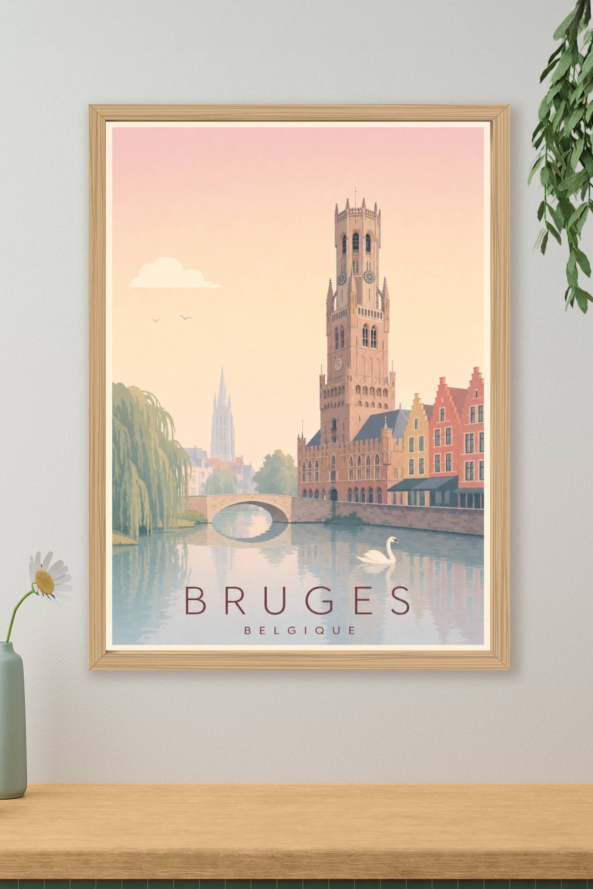 Affiche de Bruges - Poster Calme