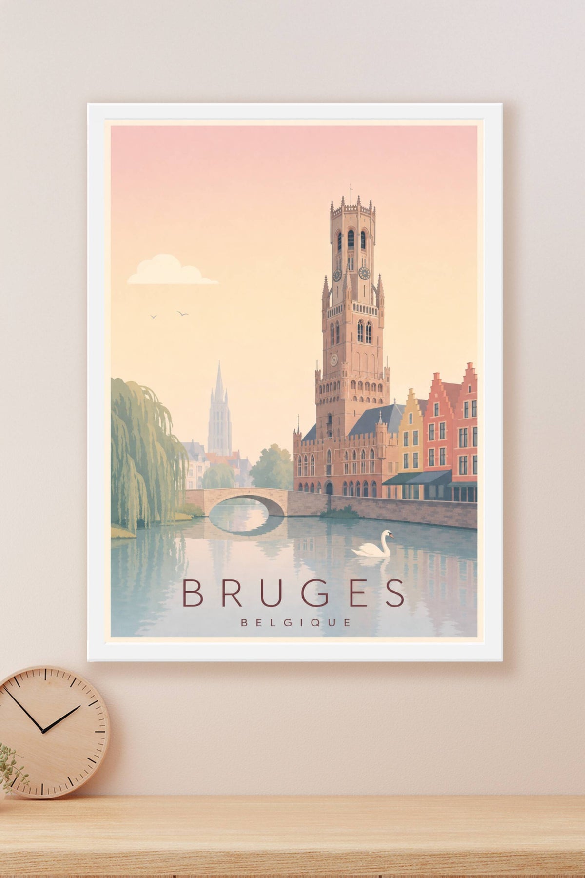 Affiche de Bruges - Poster Calme