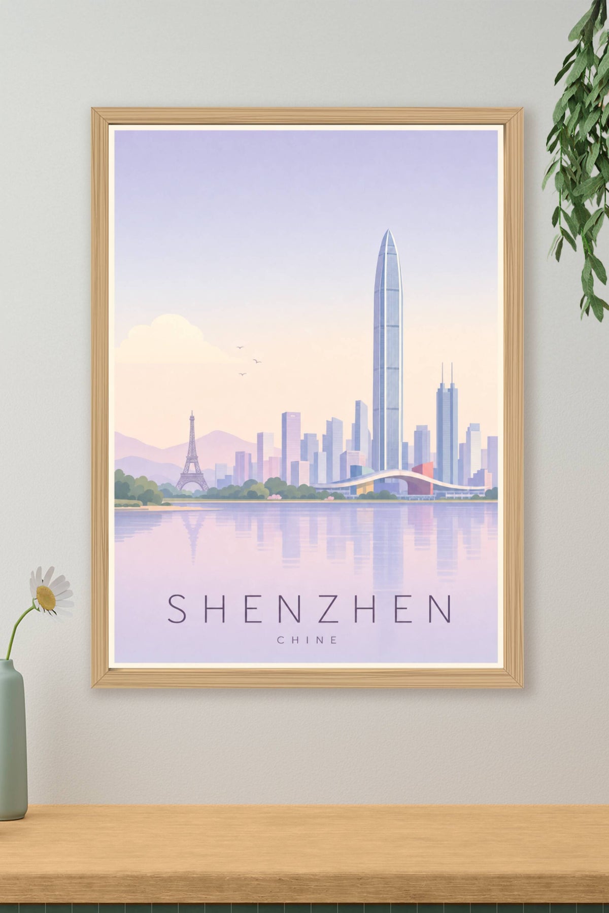 Affiche de Shenzhen - Poster Calme