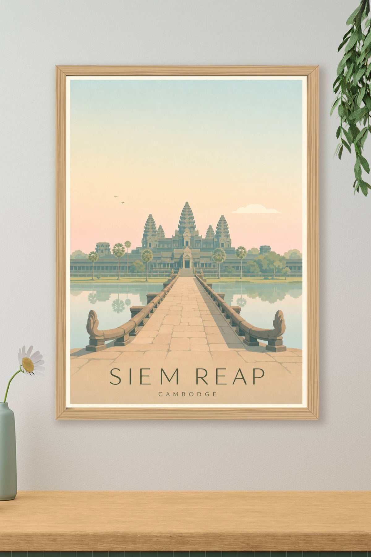 Affiche de Siem Reap - Poster Calme