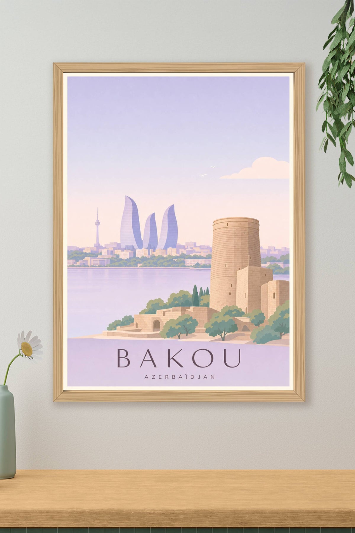 Affiche de Bakou - Poster Calme