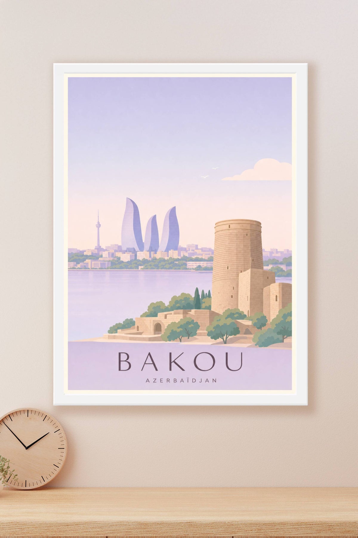 Affiche de Bakou - Poster Calme