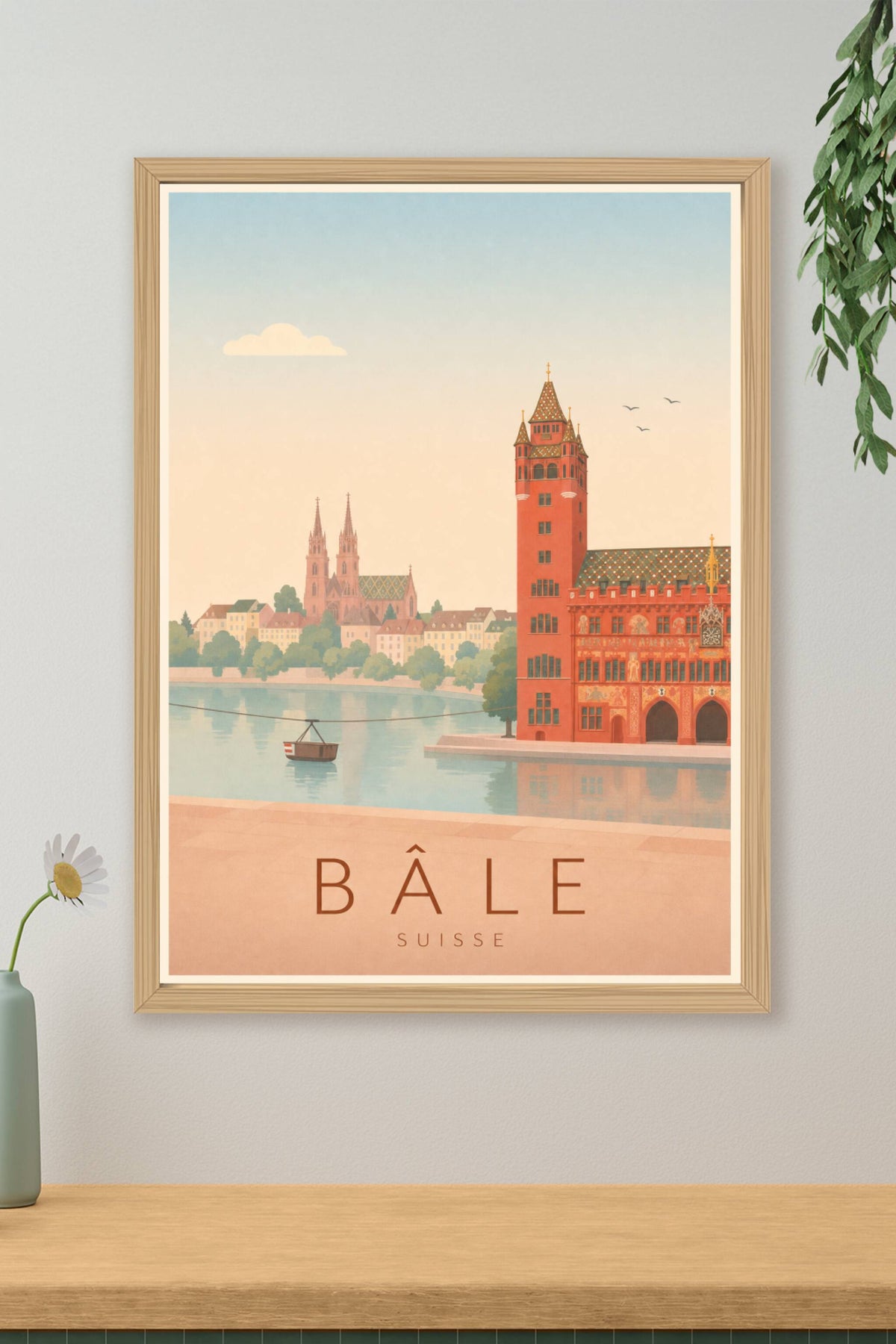Affiche de Bâle - Poster Calme