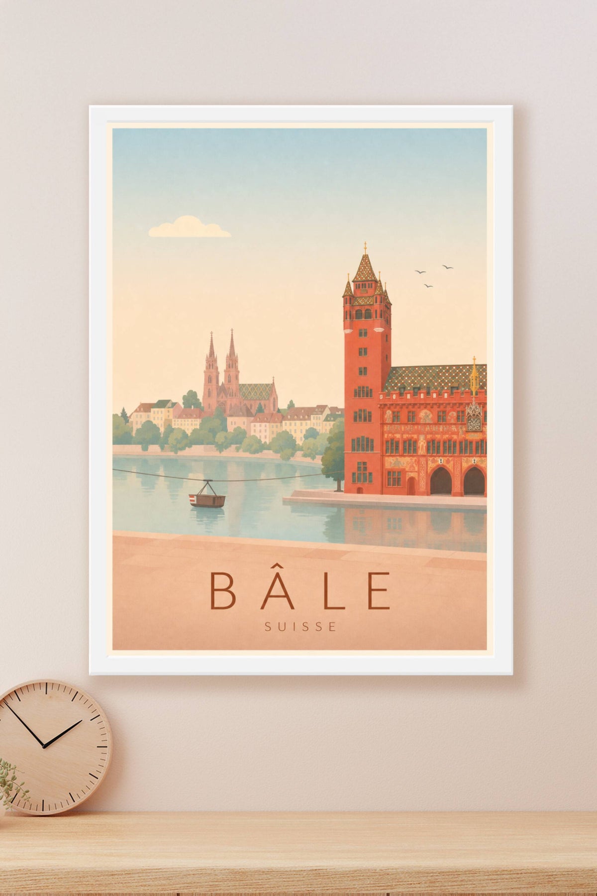 Affiche de Bâle - Poster Calme