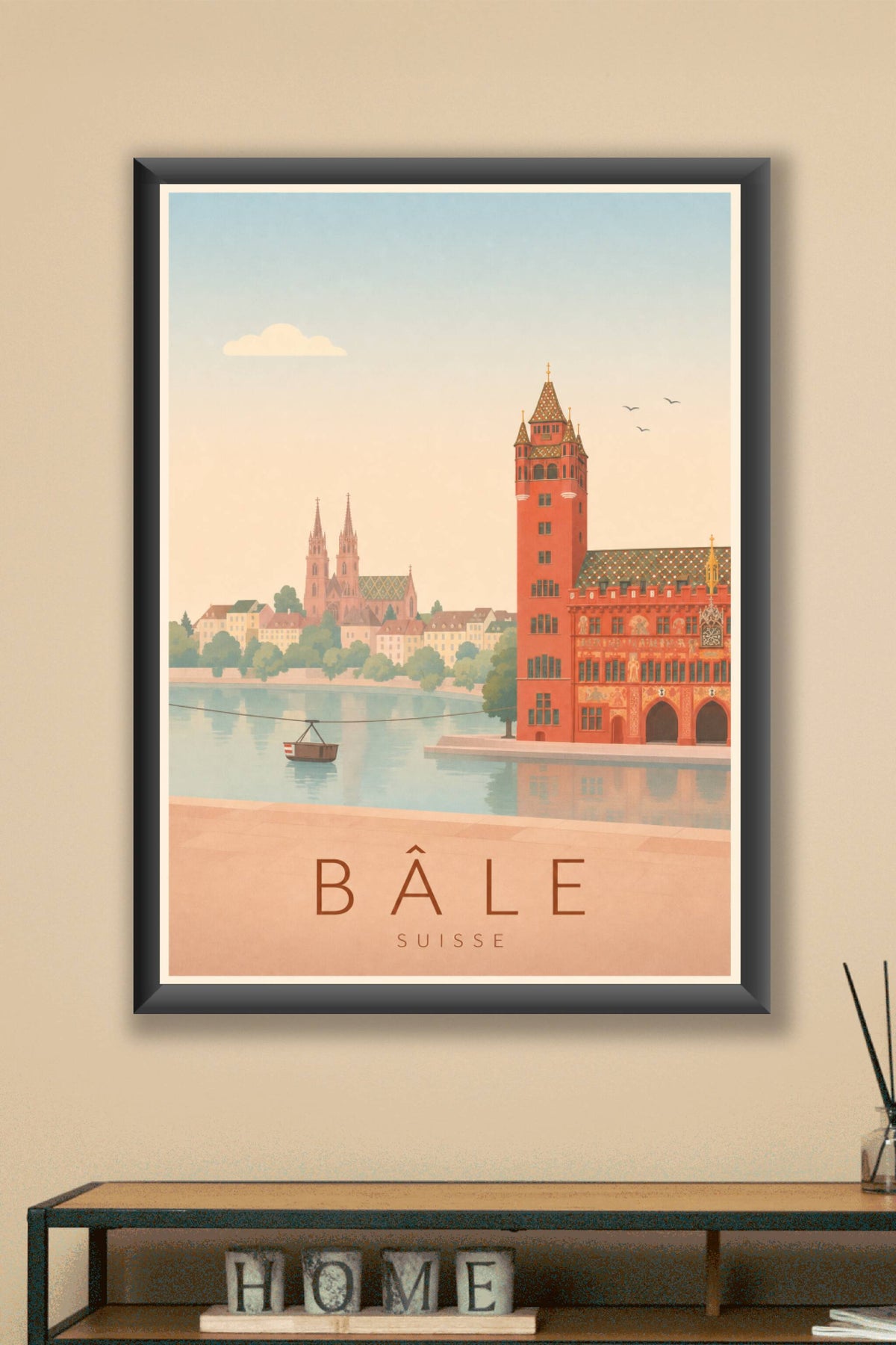 Affiche de Bâle - Poster Calme