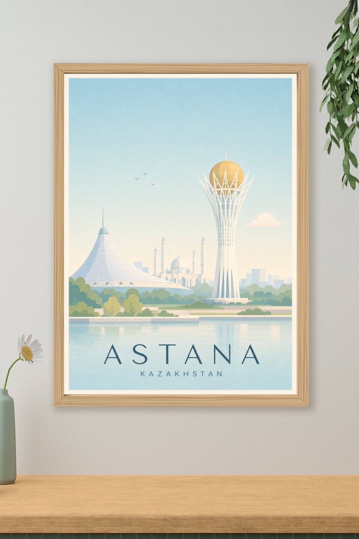 Affiche d'Astana - Poster Calme