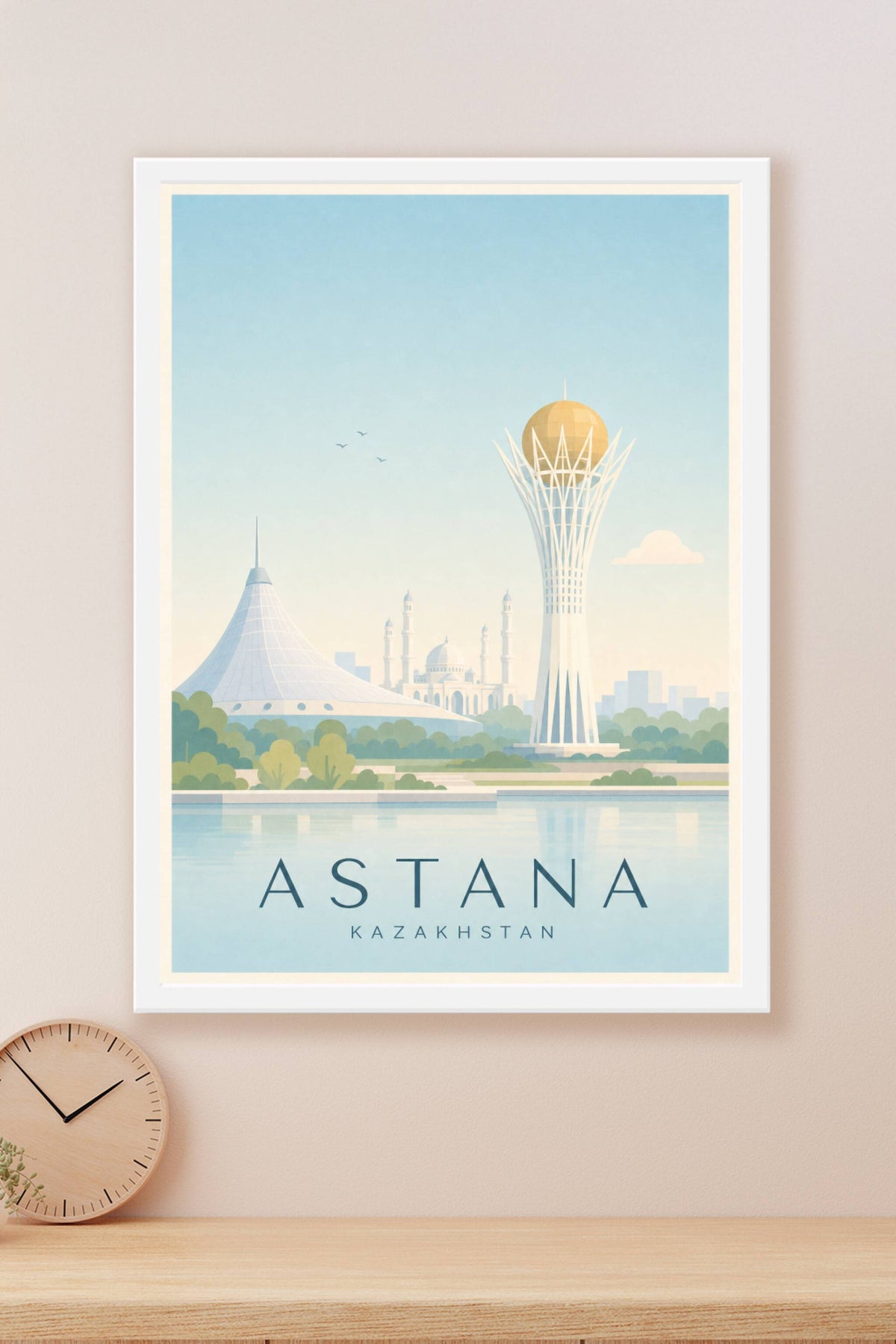 Affiche d'Astana - Poster Calme