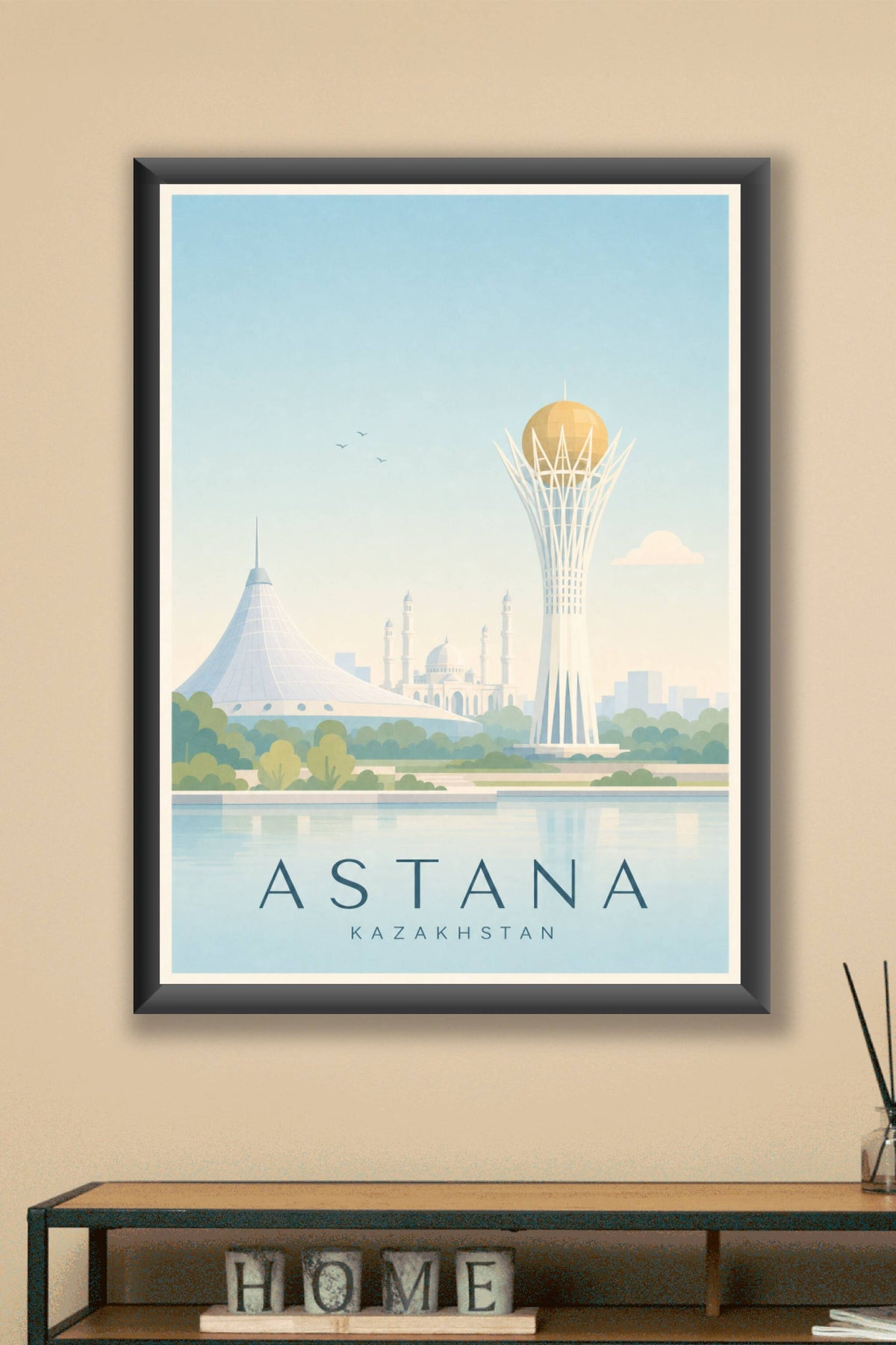 Affiche d'Astana - Poster Calme