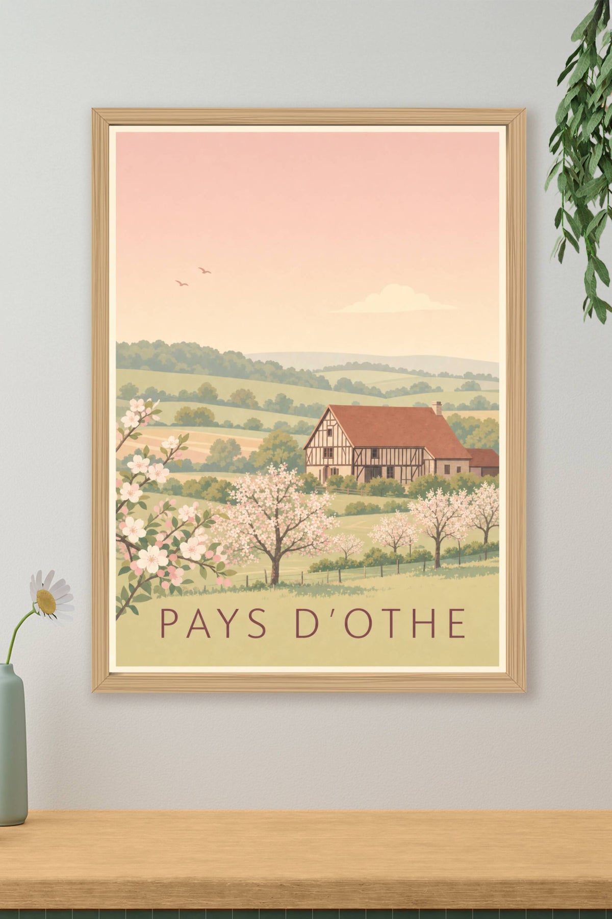 Affiche du Pays d'Othe - Poster de l'Yonne