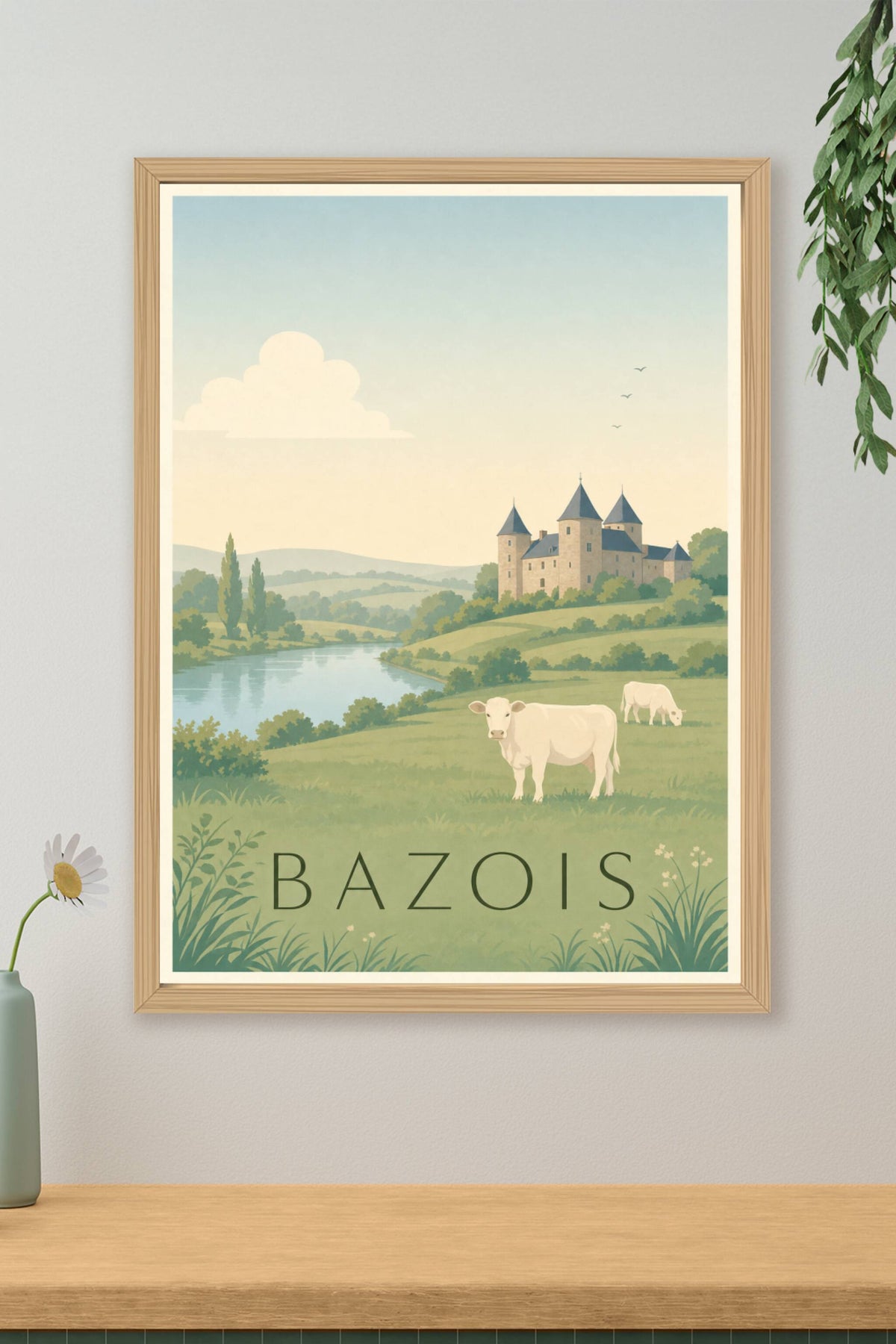 Affiche du Bazois - Poster de la Nièvre