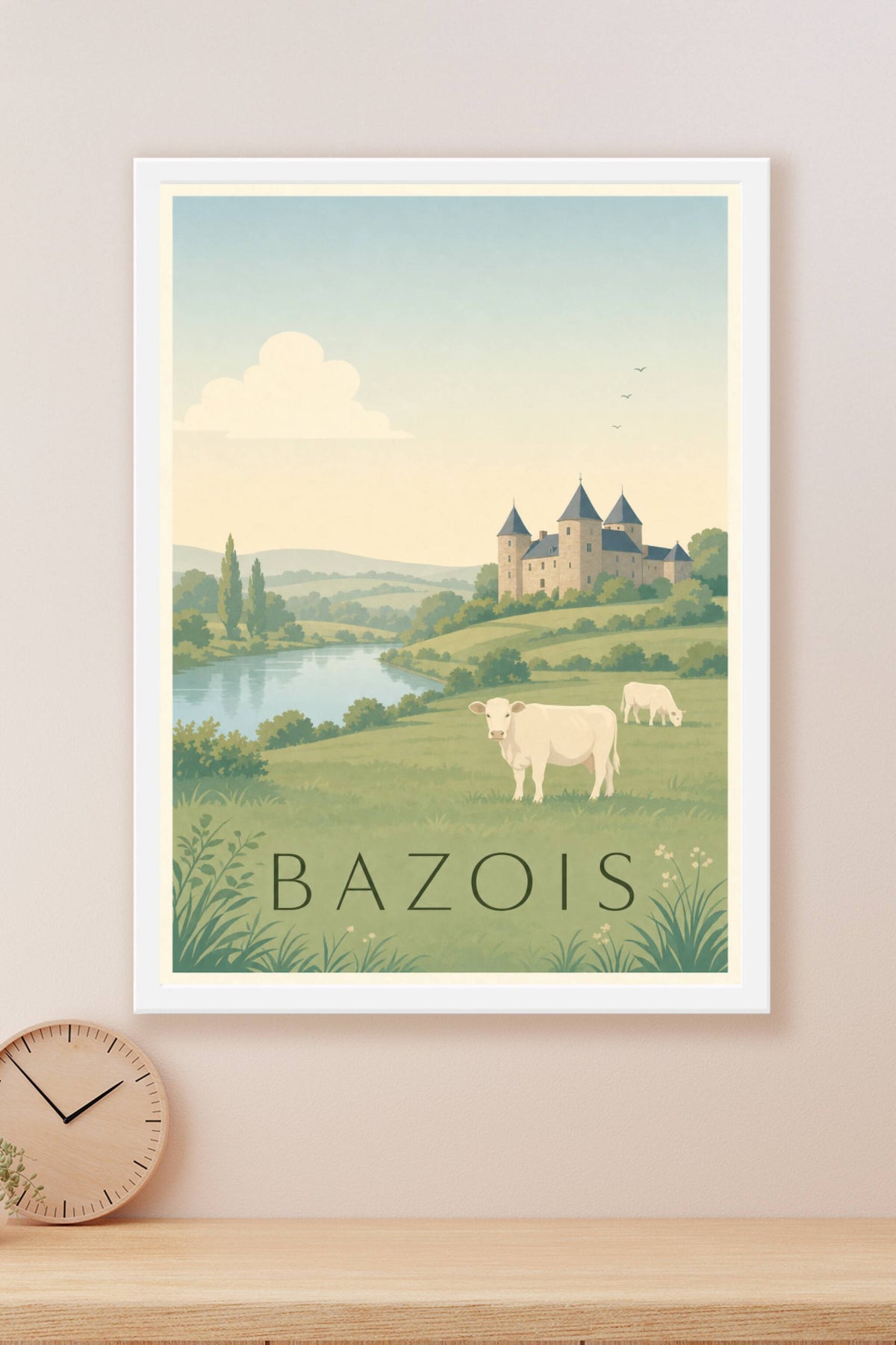 Affiche du Bazois - Poster de la Nièvre