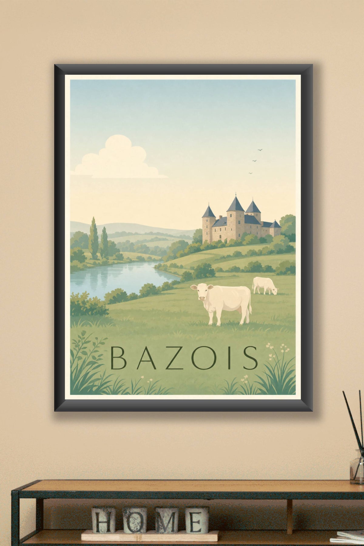 Affiche du Bazois - Poster de la Nièvre