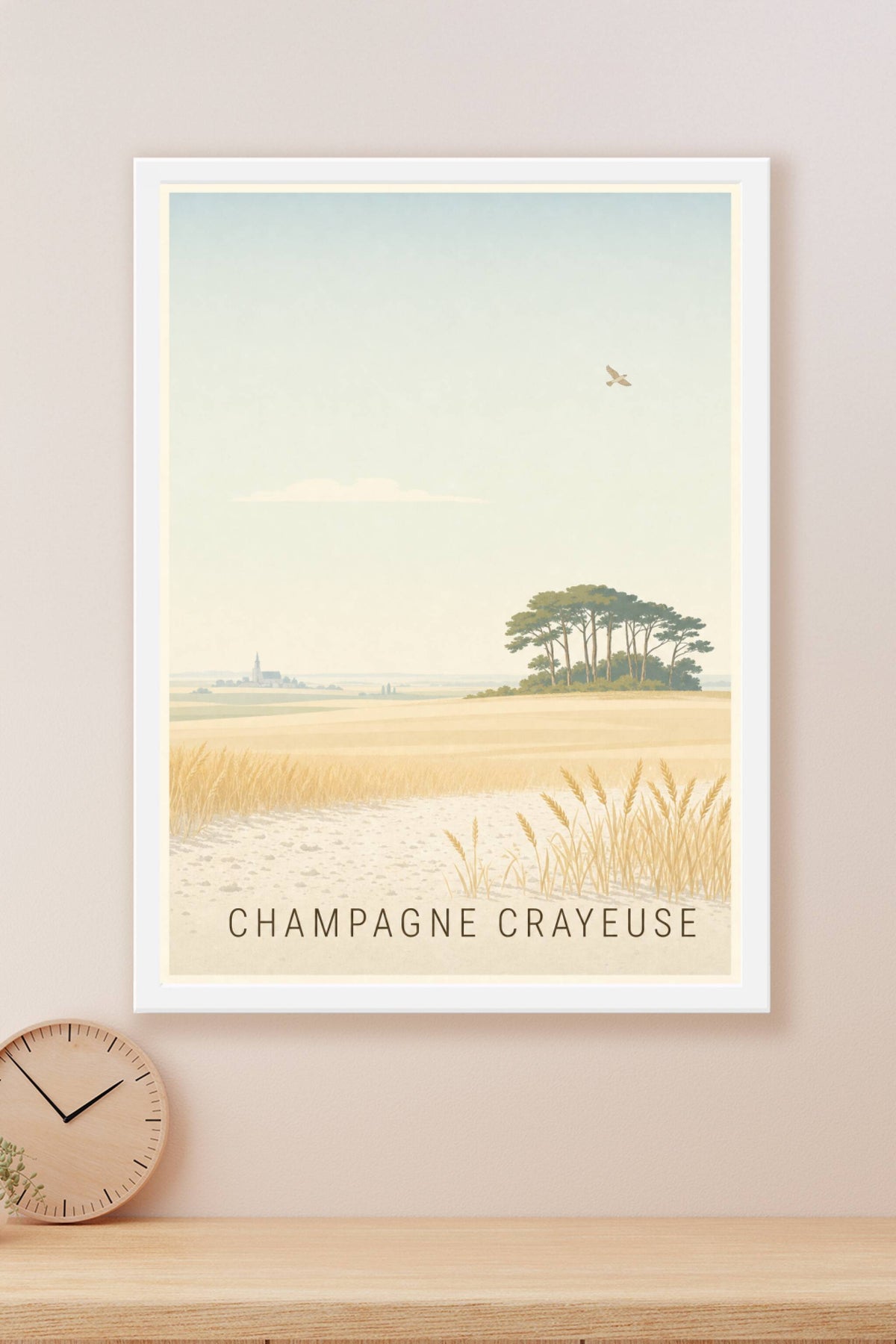 Affiche de la Champagne crayeuse - Poster de Châlons-en-Champagne