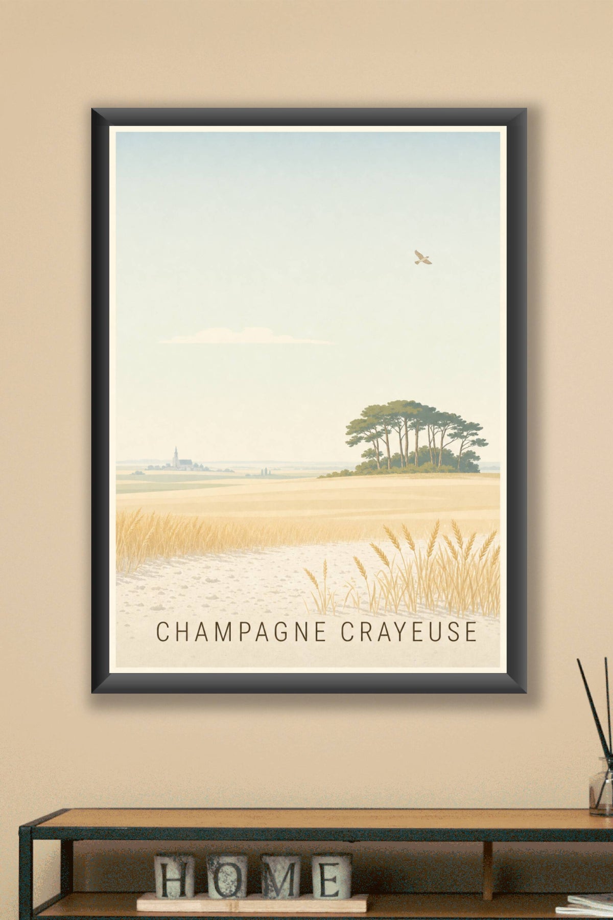 Affiche de la Champagne crayeuse - Poster de Châlons-en-Champagne
