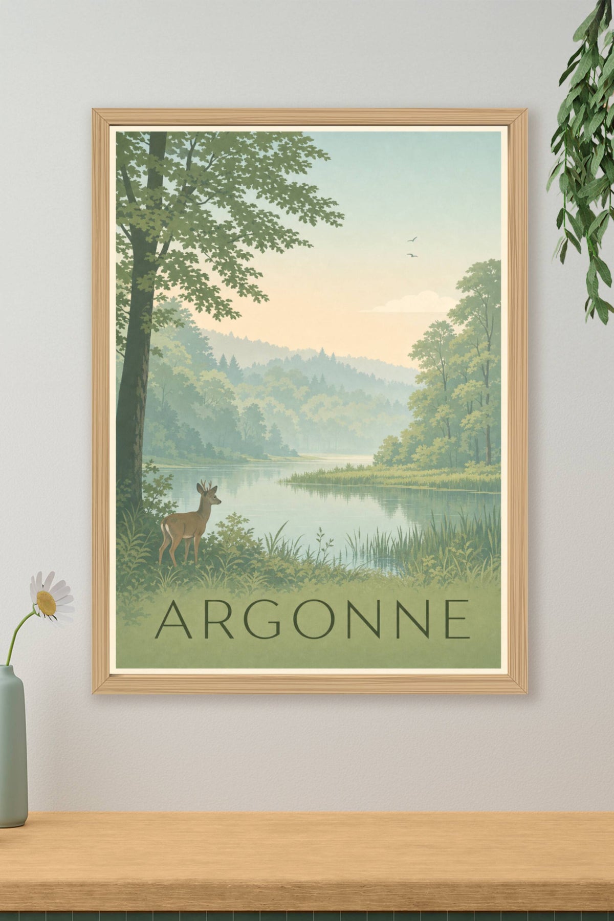 Affiche de l'Argonne - Poster de la forêt d'Argonne