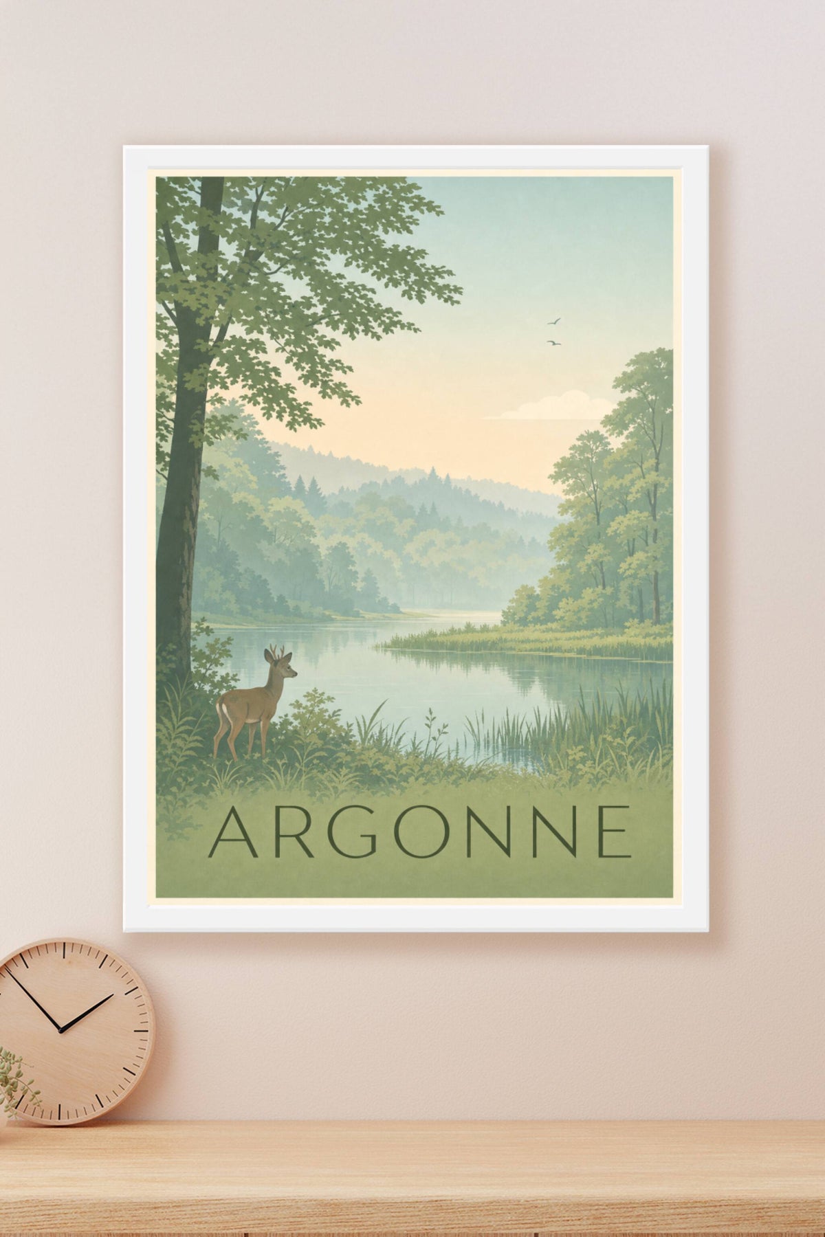 Affiche de l'Argonne - Poster de la forêt d'Argonne