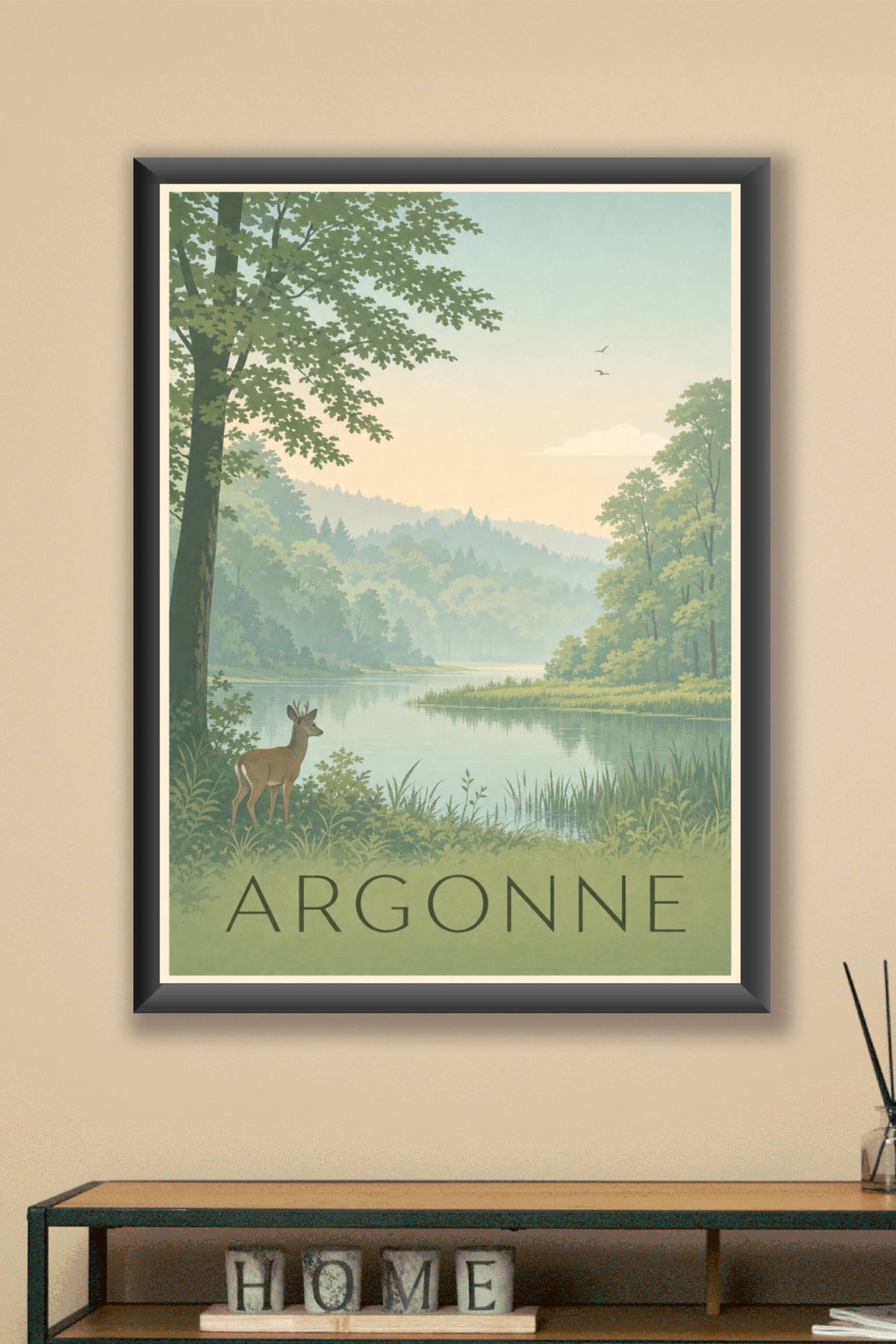 Affiche de l'Argonne - Poster de la forêt d'Argonne