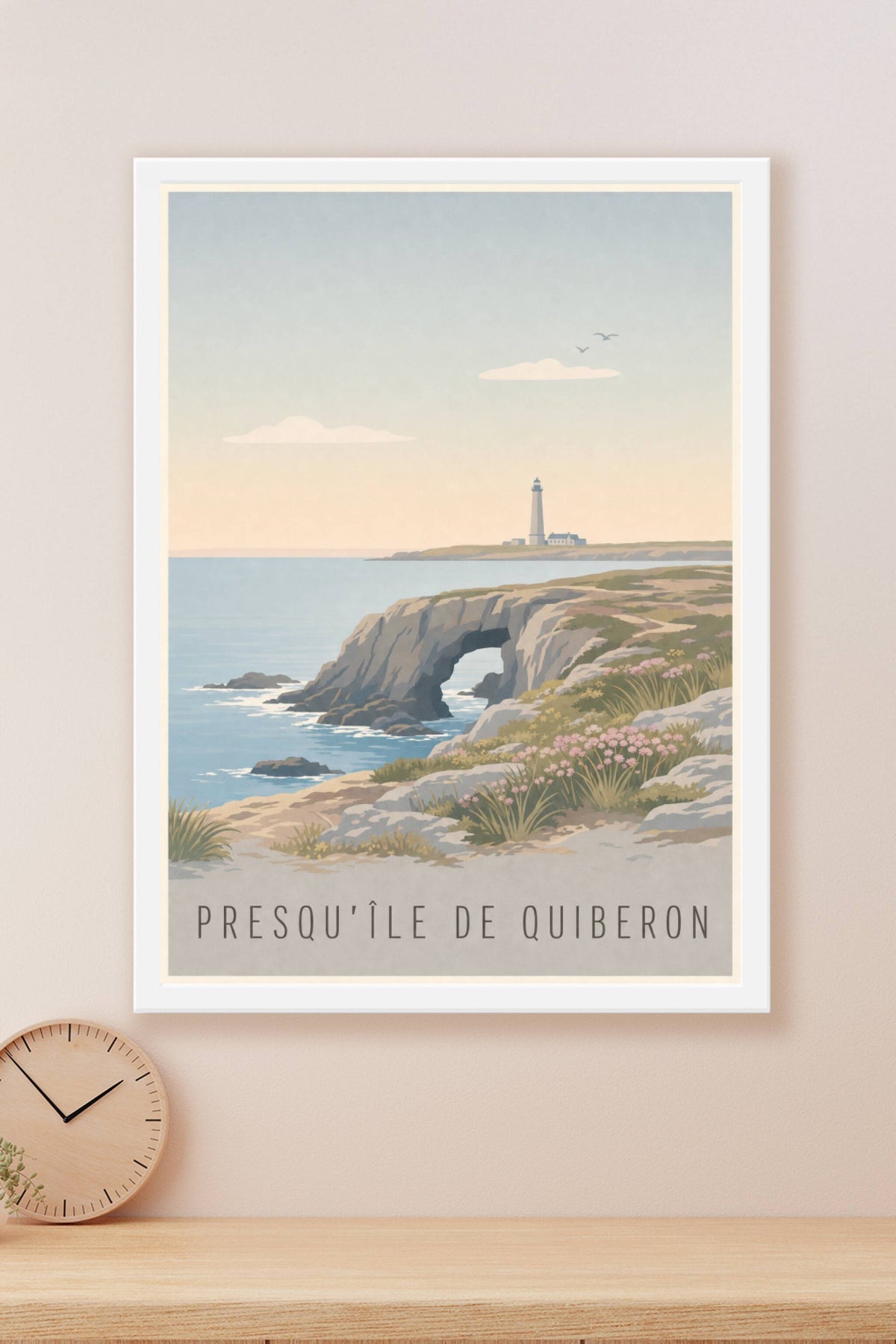 Affiche de Quiberon, poster arche de Port-Blanc