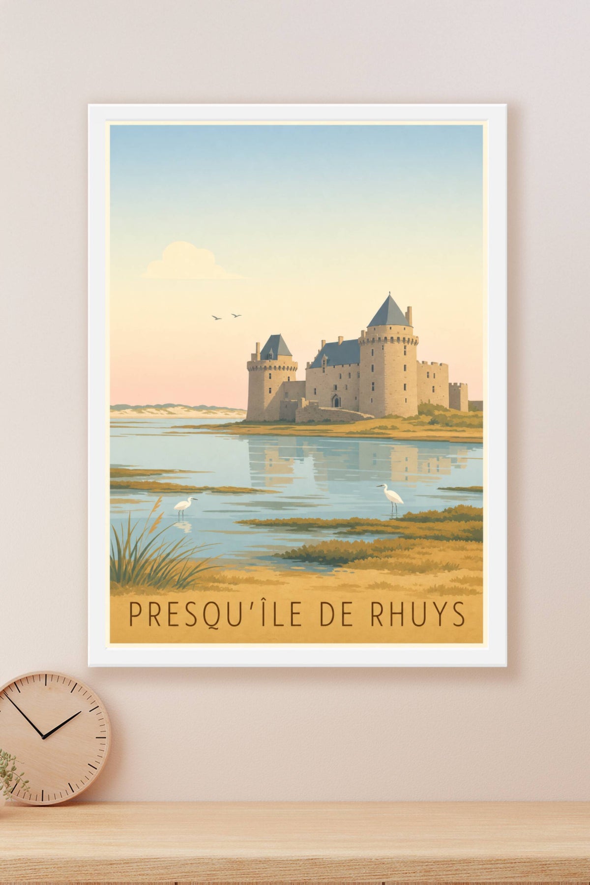 Affiche de la Presqu'île de Rhuys - Poster du château de Suscinio