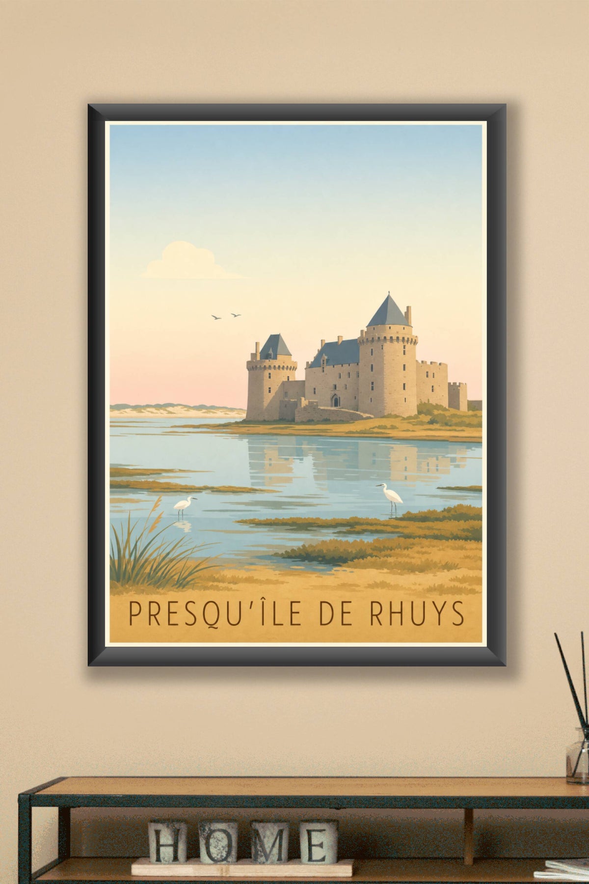 Affiche de la Presqu'île de Rhuys - Poster du château de Suscinio