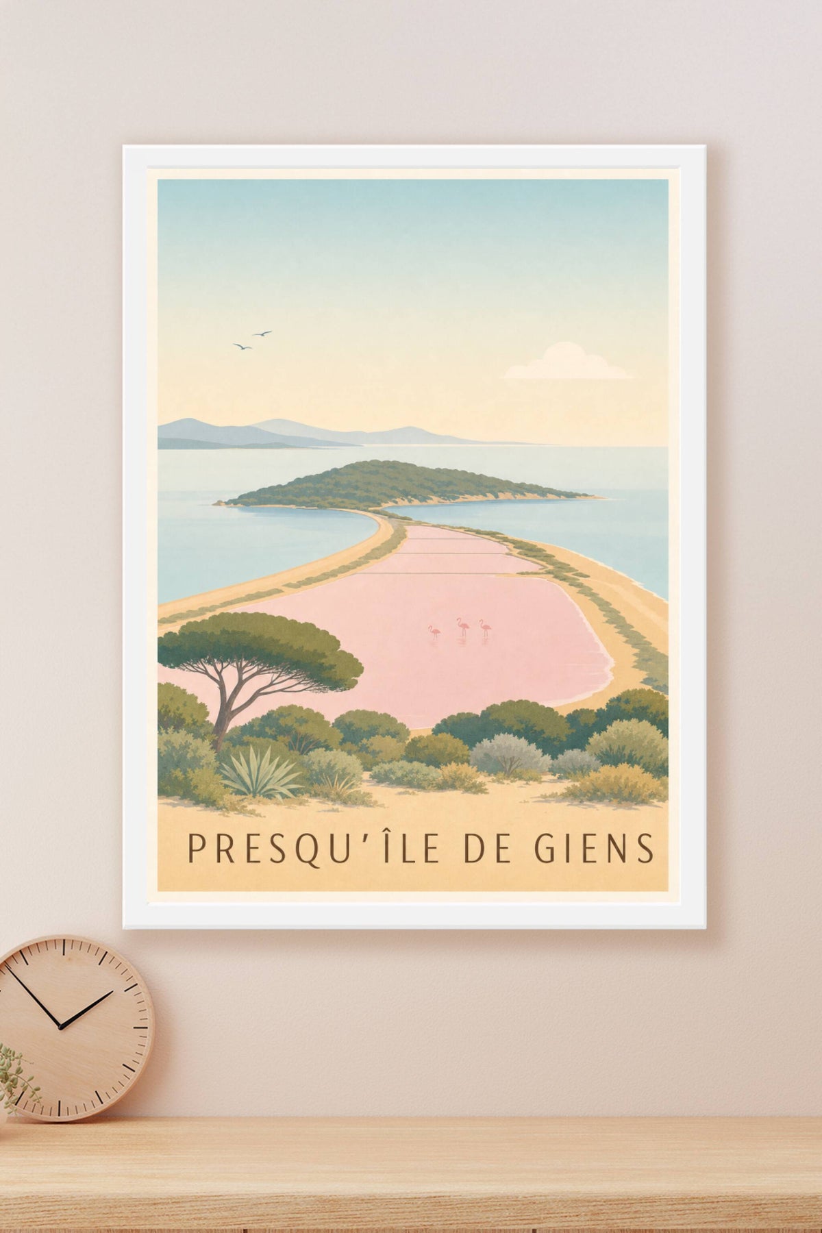 Affiche de la Presqu'île de Giens - Poster de Hyères