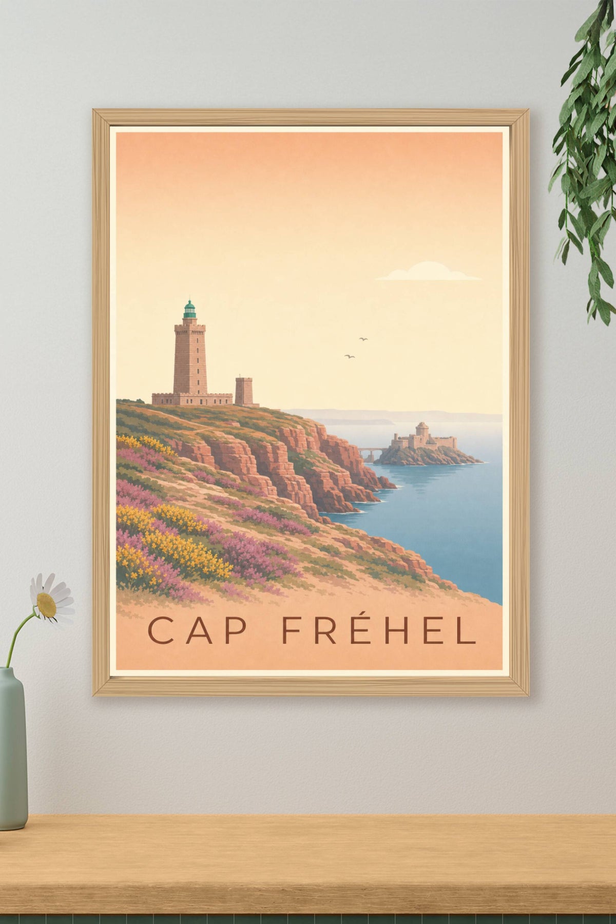 Affiche du Cap Fréhel - Poster du Fort la Latte
