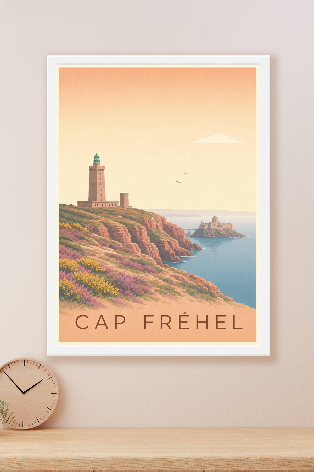 Affiche du Cap Fréhel - Poster du Fort la Latte