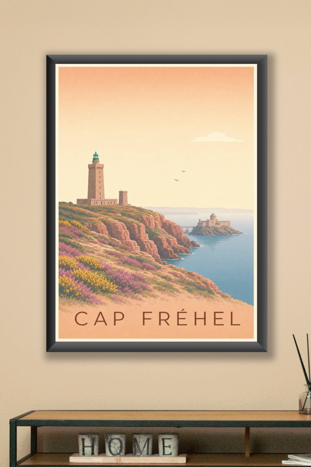 Affiche du Cap Fréhel - Poster du Fort la Latte