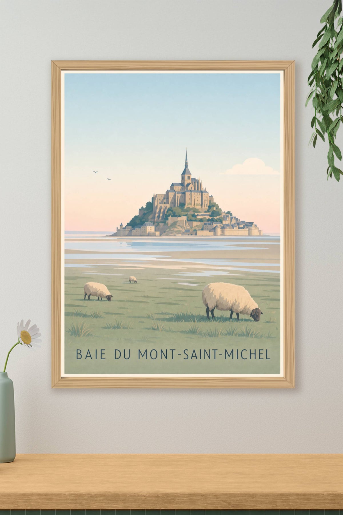 Affiche de la Baie du Mont-Saint-Michel - Poster du Mont-Saint-Michel