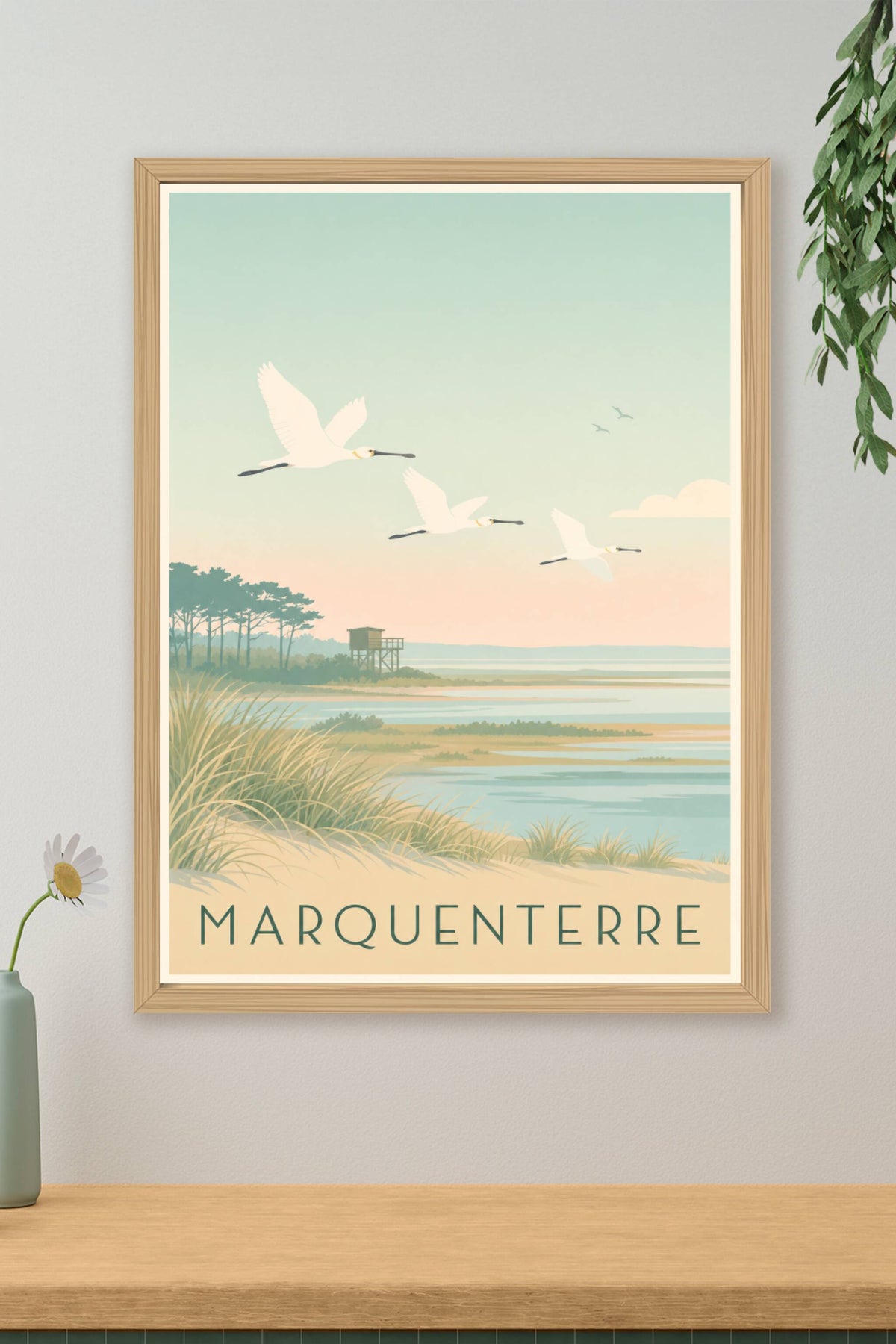 Affiche du Marquenterre - Poster du parc ornithologique