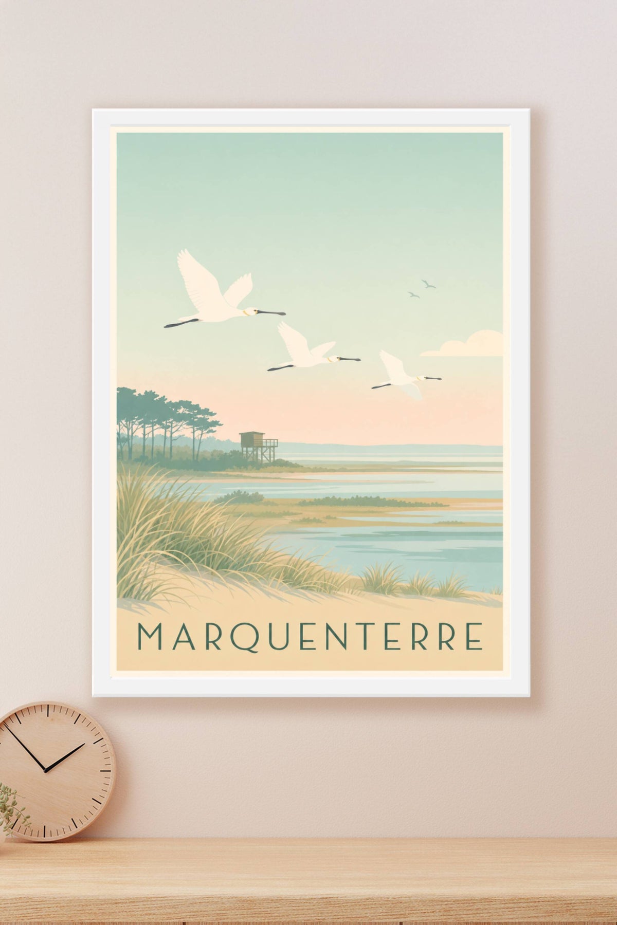 Affiche du Marquenterre - Poster du parc ornithologique