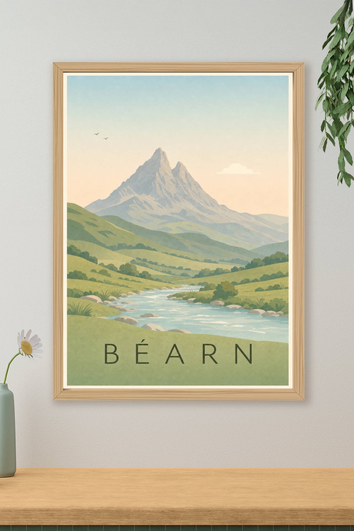Affiche du Béarn - Poster de Pau