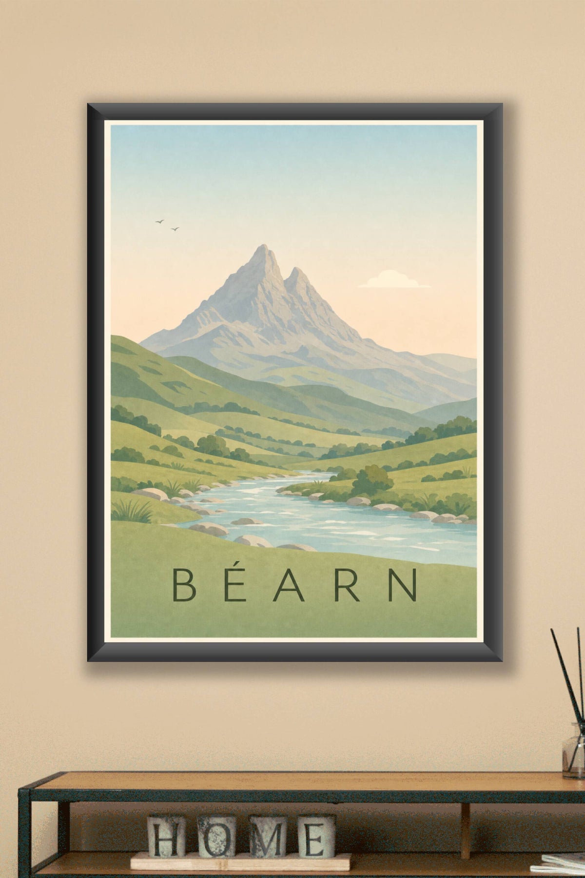 Affiche du Béarn - Poster de Pau