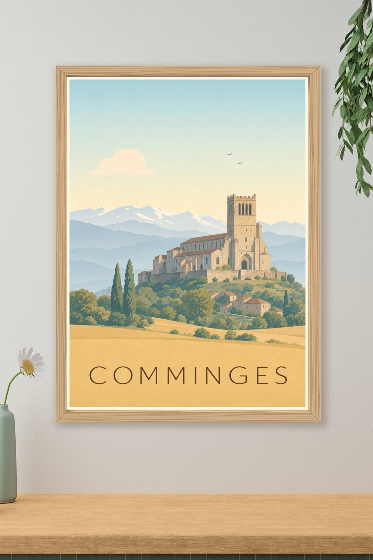 Affiche du Comminges - Poster de Saint-Bertrand-de-Comminges
