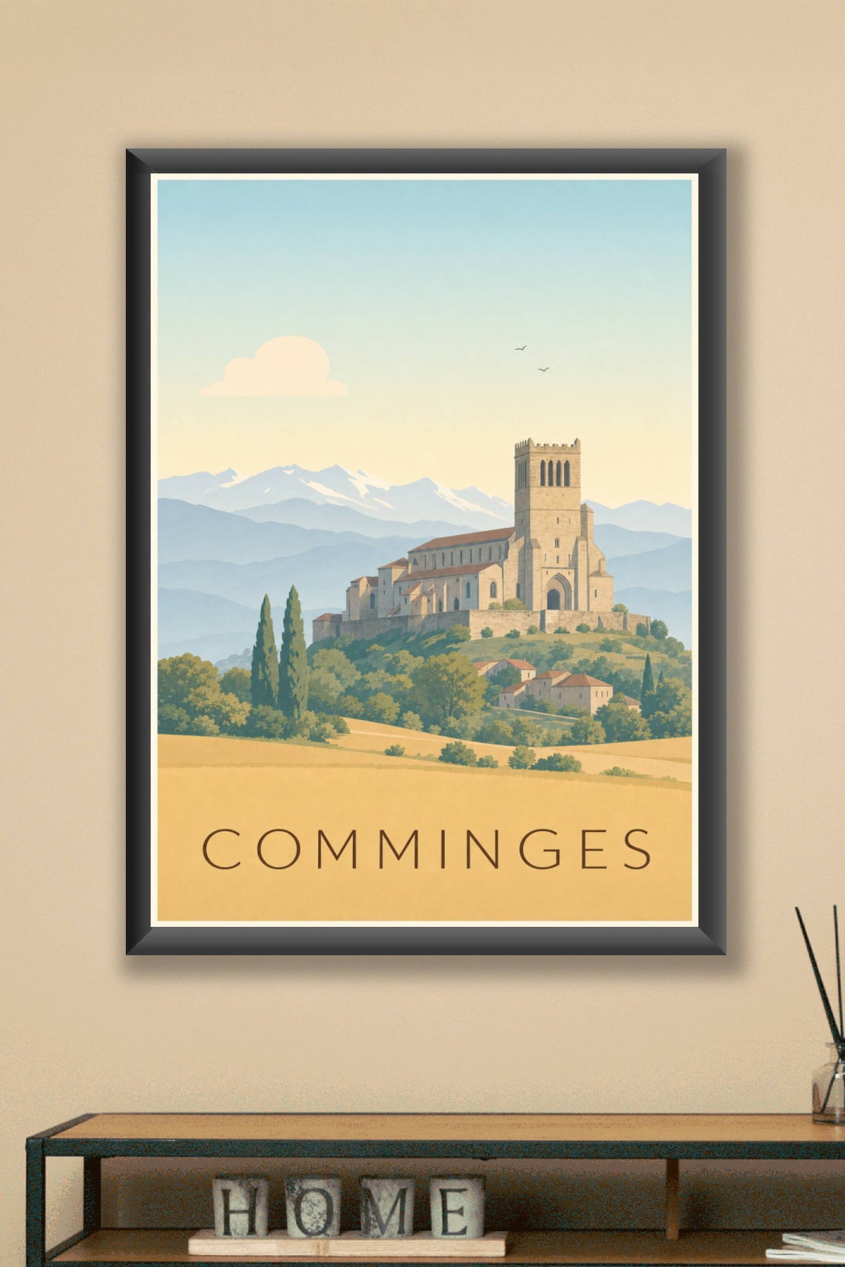 Affiche du Comminges - Poster de Saint-Bertrand-de-Comminges