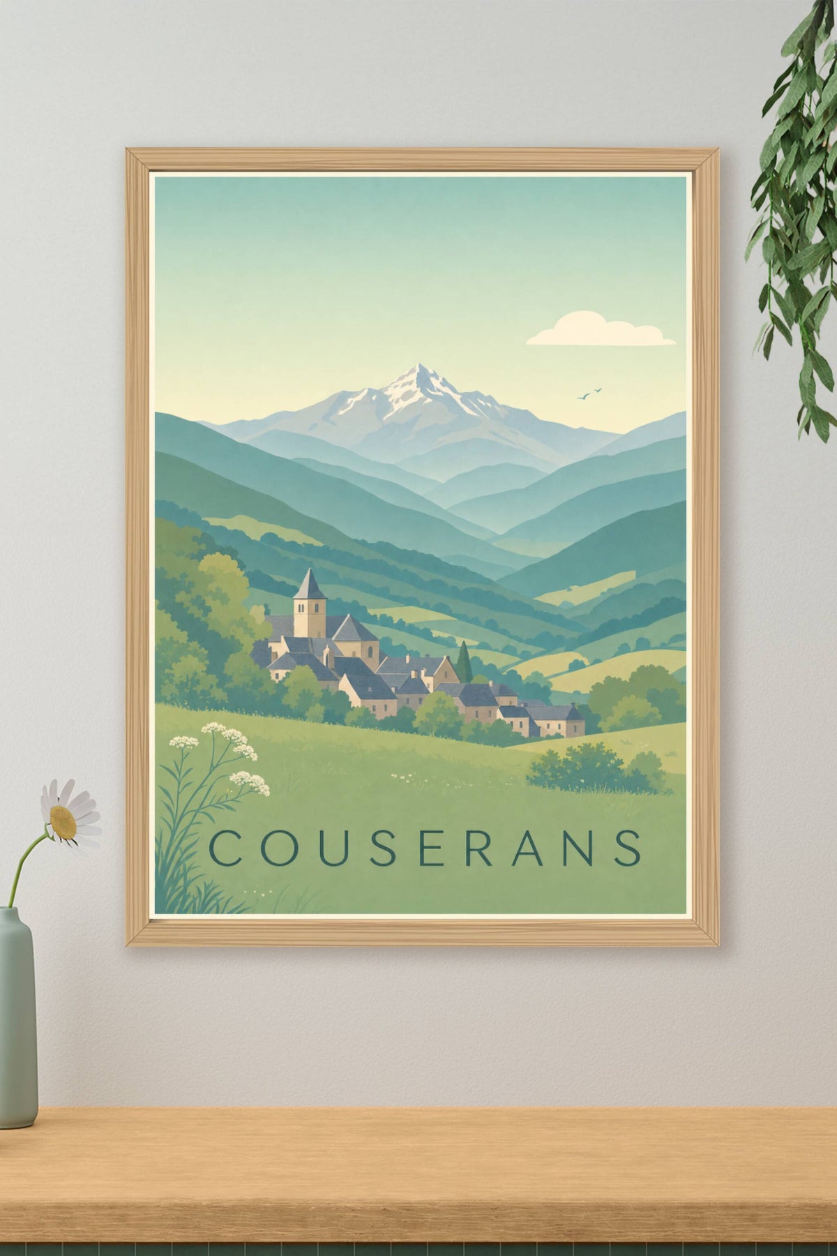 Affiche du Couserans - Poster du mont Valier