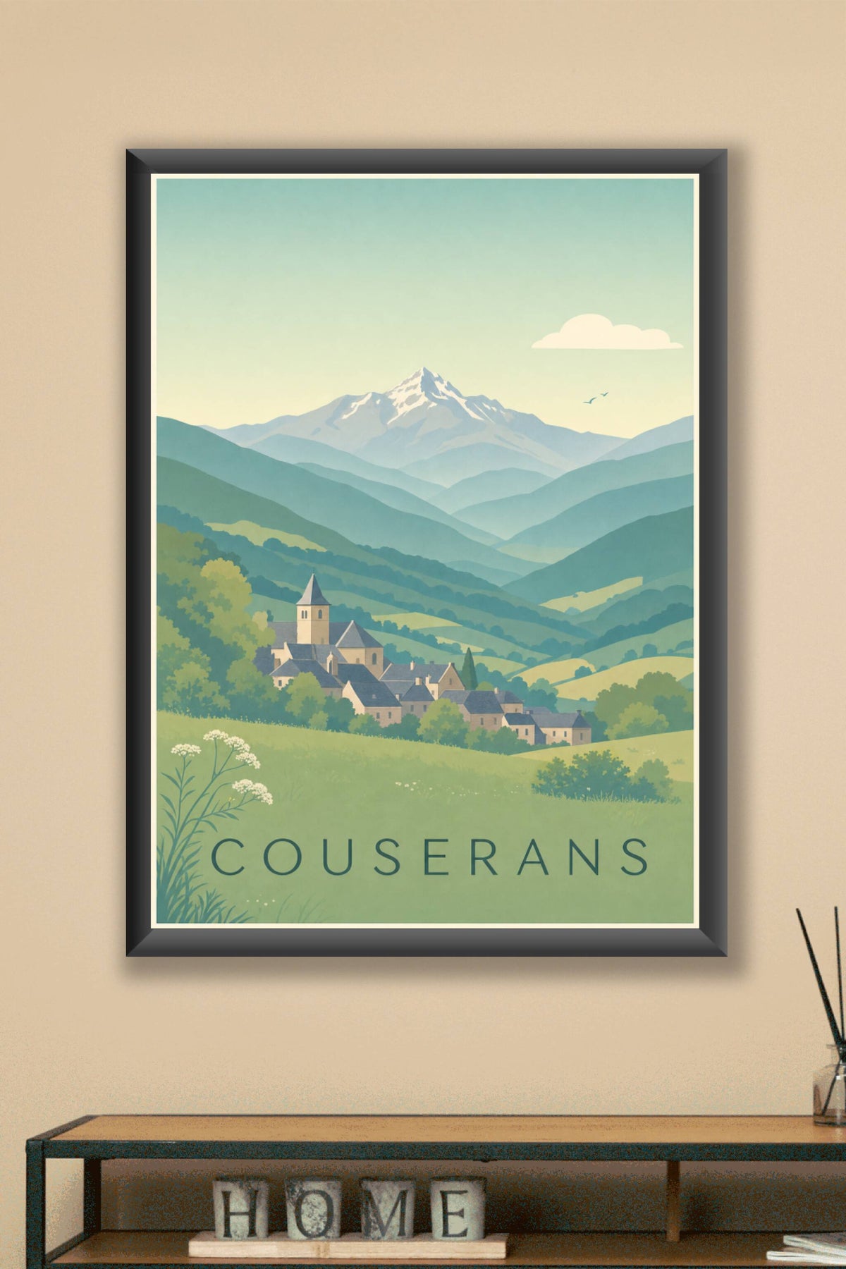 Affiche du Couserans - Poster du mont Valier