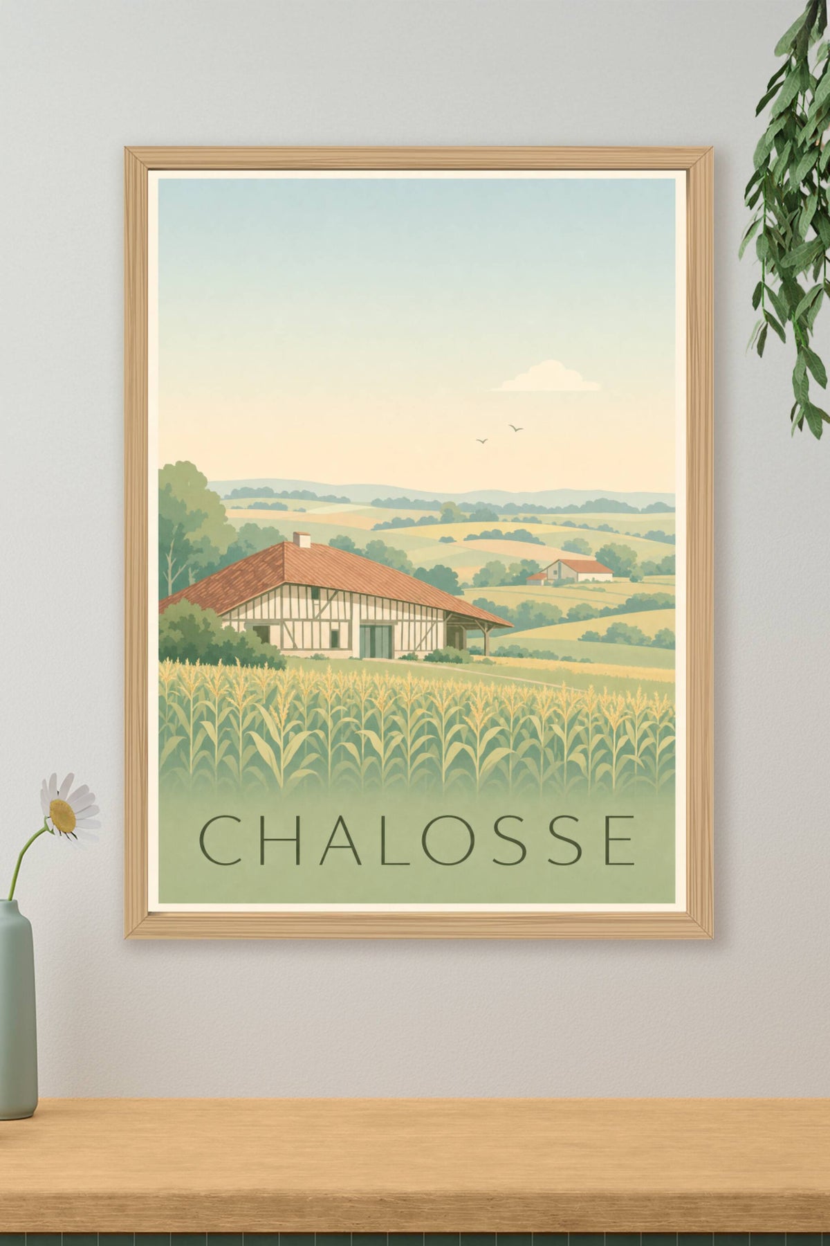 Affiche de la Chalosse - Poster des Landes