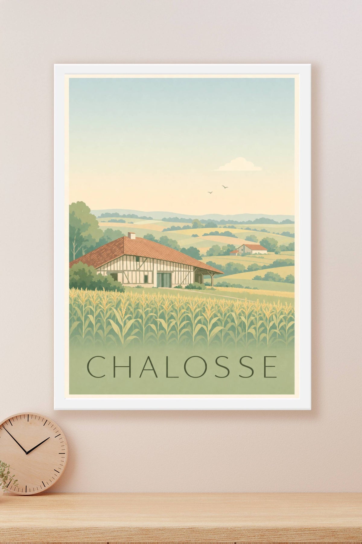 Affiche de la Chalosse - Poster des Landes