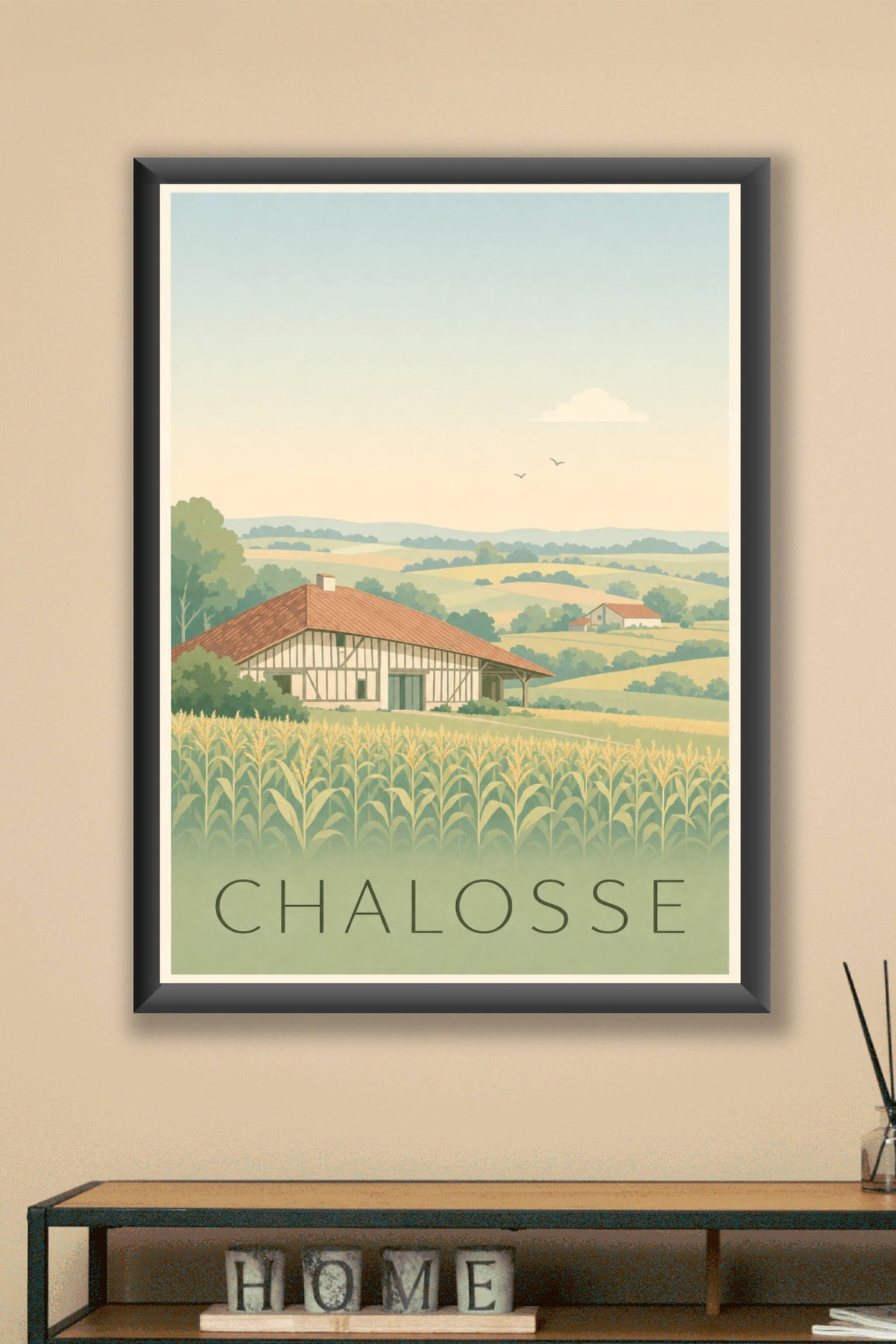 Affiche de la Chalosse - Poster des Landes
