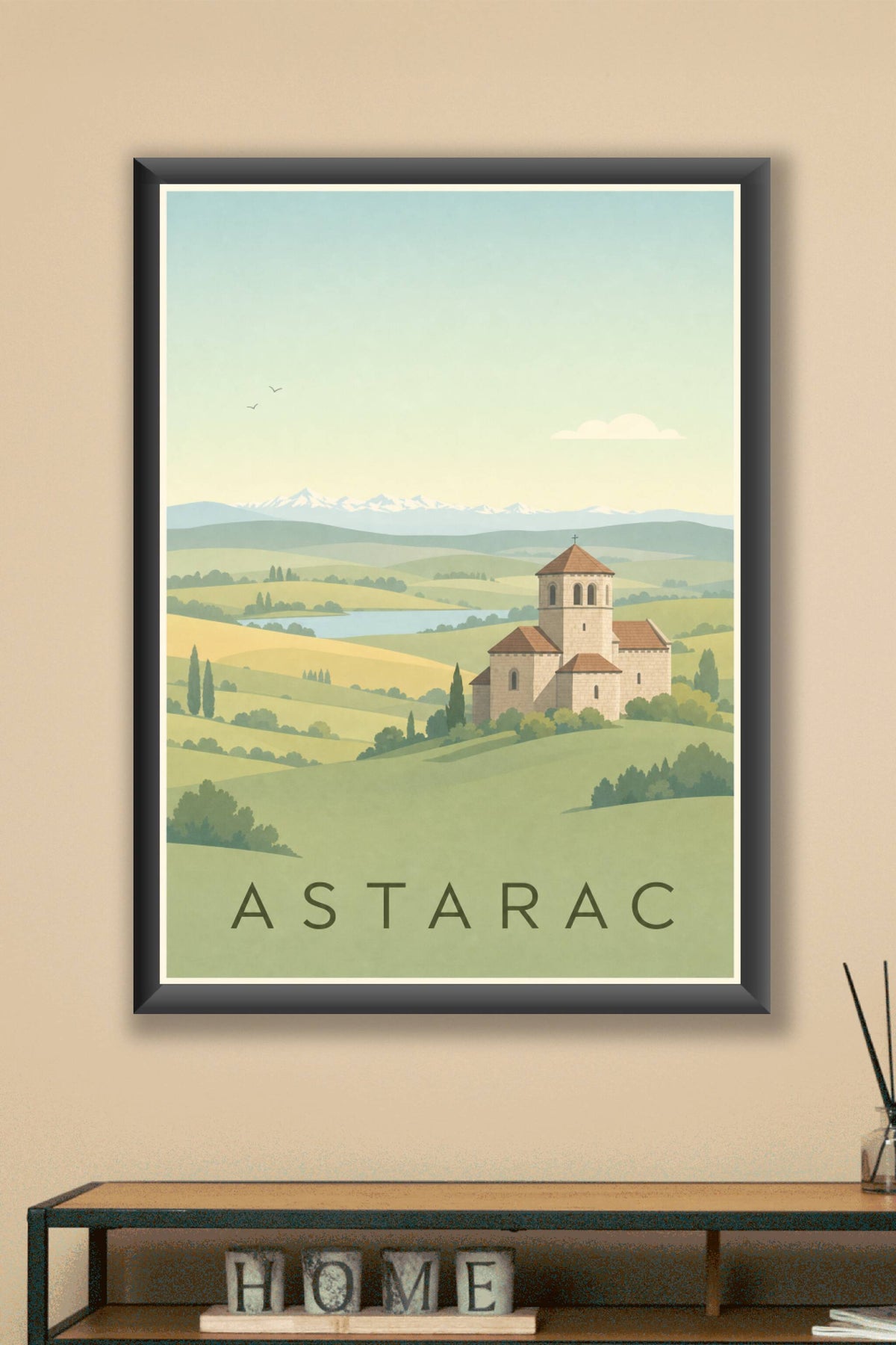 Affiche de l'Astarac - Poster de Mirande