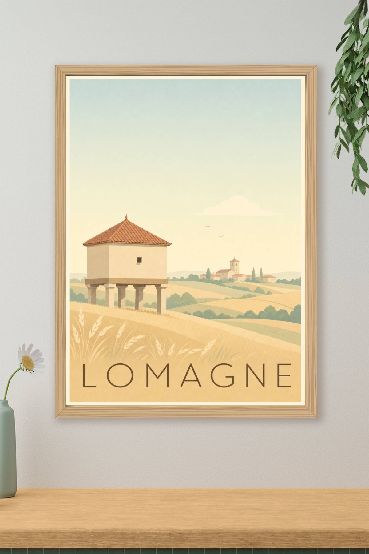 Affiche de la Lomagne - Poster de Lectoure