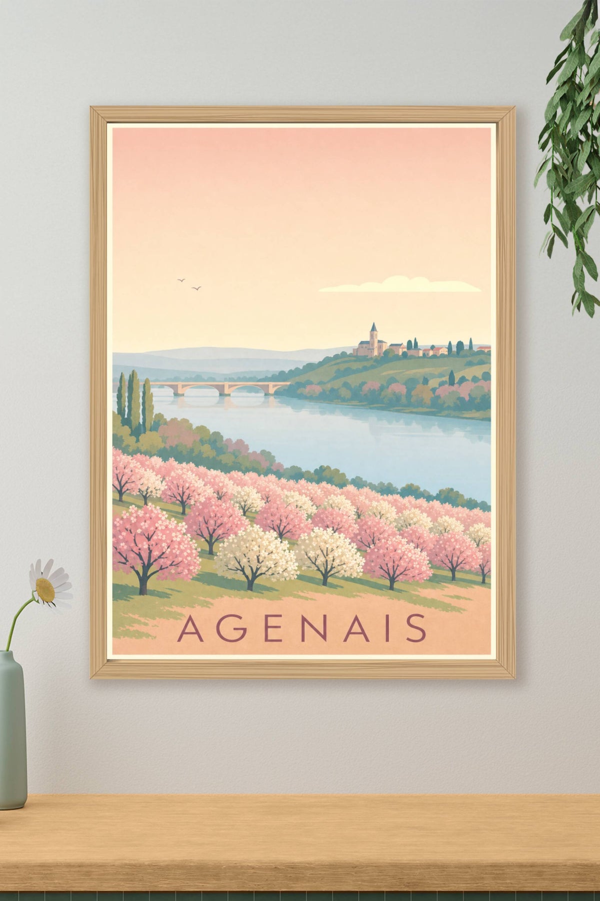 Affiche de l'Agenais - Poster du Lot-et-Garonne