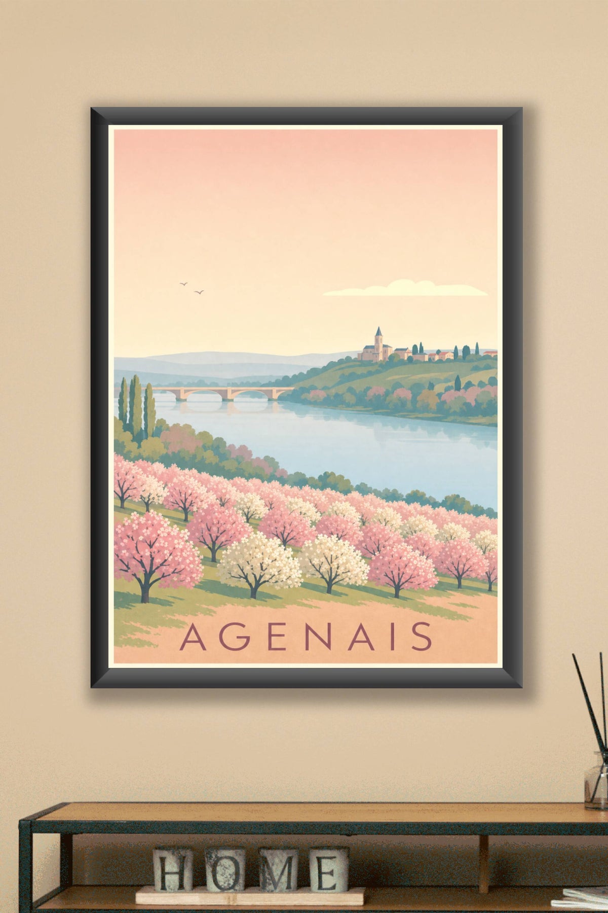 Affiche de l'Agenais - Poster du Lot-et-Garonne