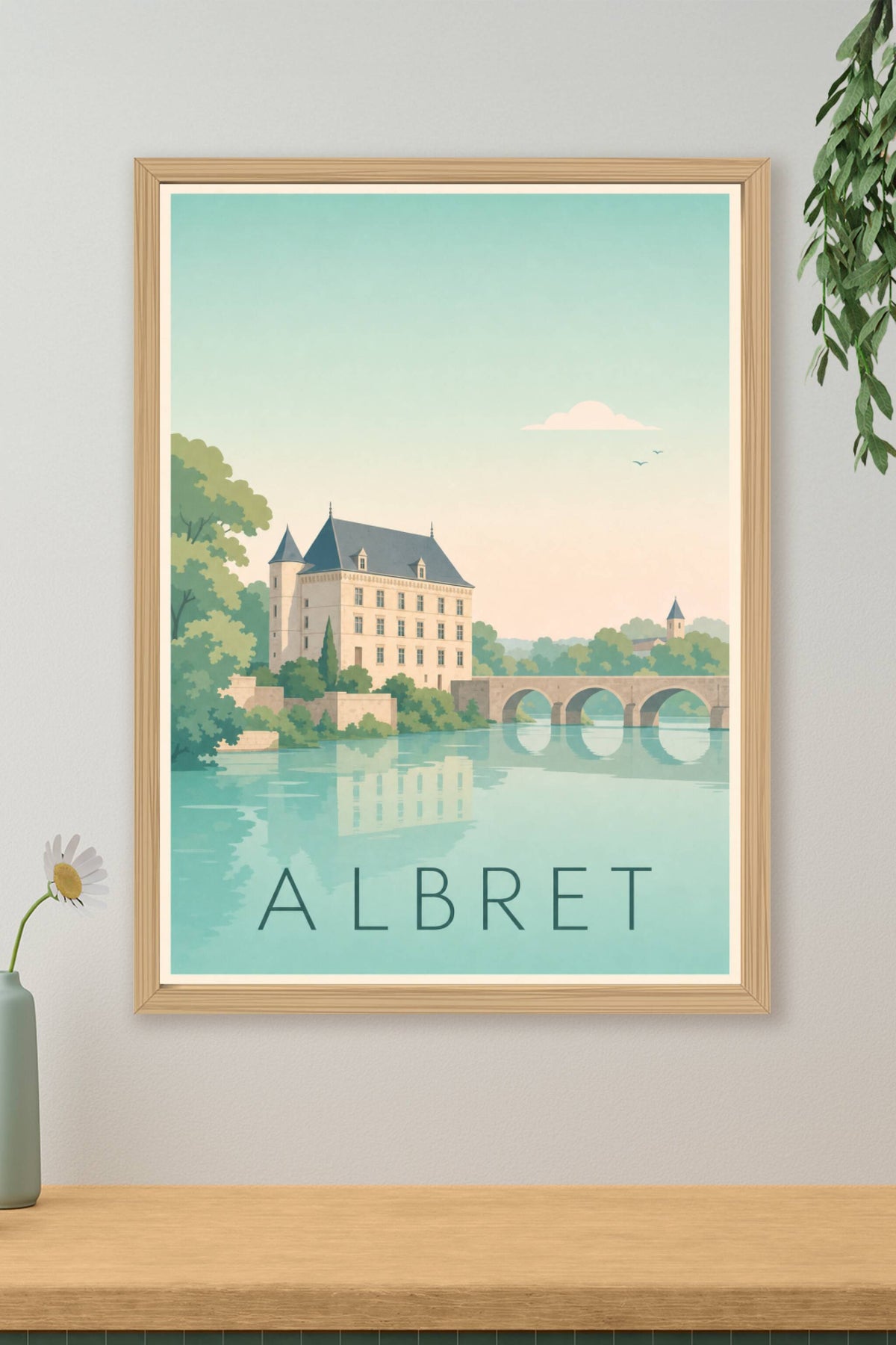 Affiche de l'Albret - Poster de Nérac