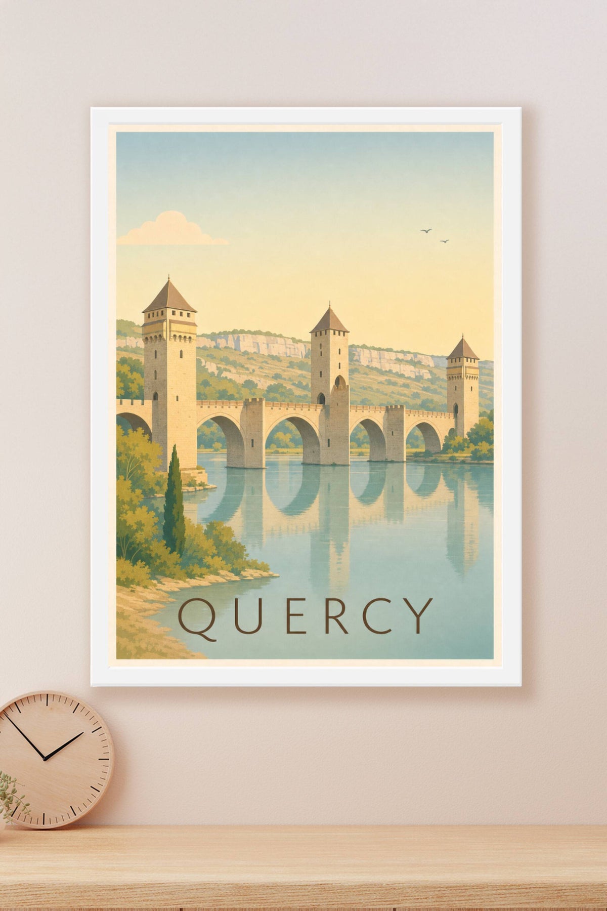 Affiche du Quercy - Poster du pont Valentré