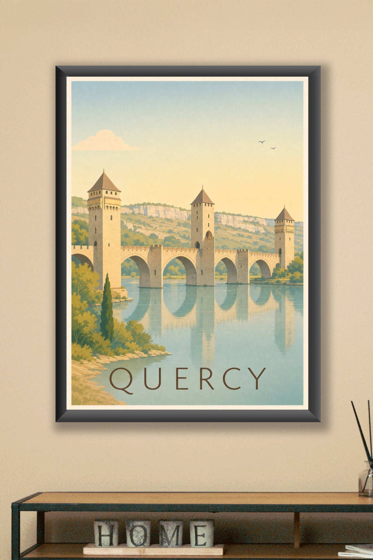 Affiche du Quercy - Poster du pont Valentré